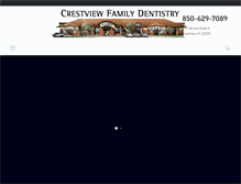 Tablet Screenshot of crestviewfamilydentistry.com